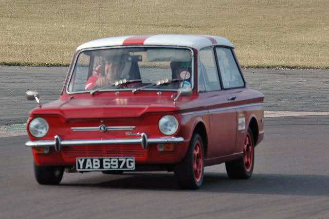 hillman Imp on track